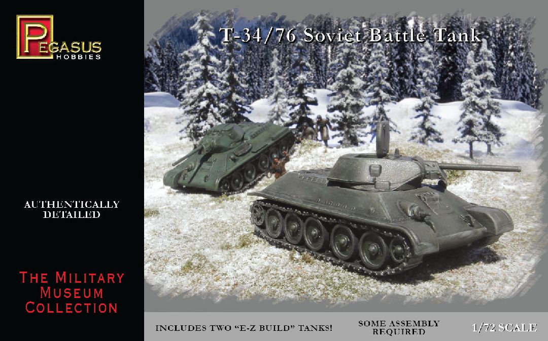 Pegasus Hobbies 1/72 Russian T-34/76 Tanks (2)