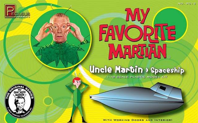 Pegasus Hobbies 1/18 My Favorite Martian Science Fiction Kit - Click Image to Close