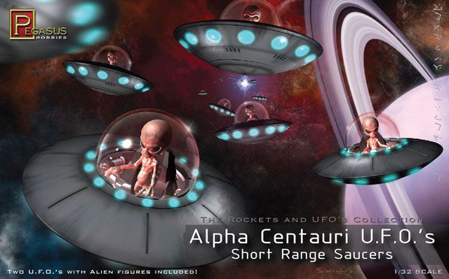 Pegasus Hobbies 1/32 Alpha Centauri U.F.O.'s Kit