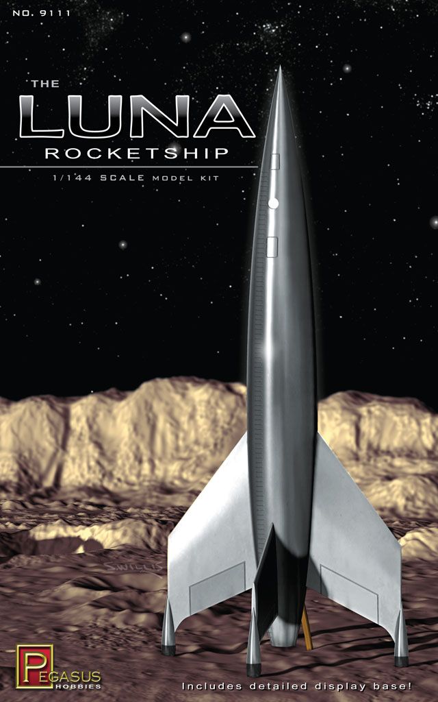 Pegasus Hobbies 1/144 Luna Rocketship Kit