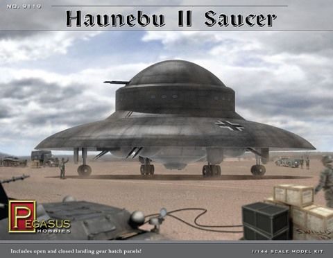 Pegasus Hobbies 1/144 Haunebu II Saucer Kit - Click Image to Close