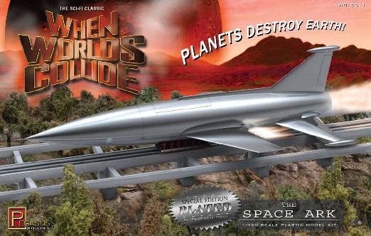 Pegasus Hobbies 1/350 When Worlds Collide Space Ark Plated kit