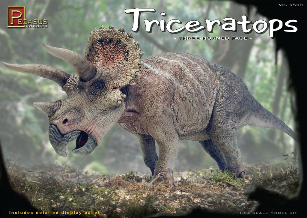 Pegasus Hobbies 1/24 Triceratops Kit