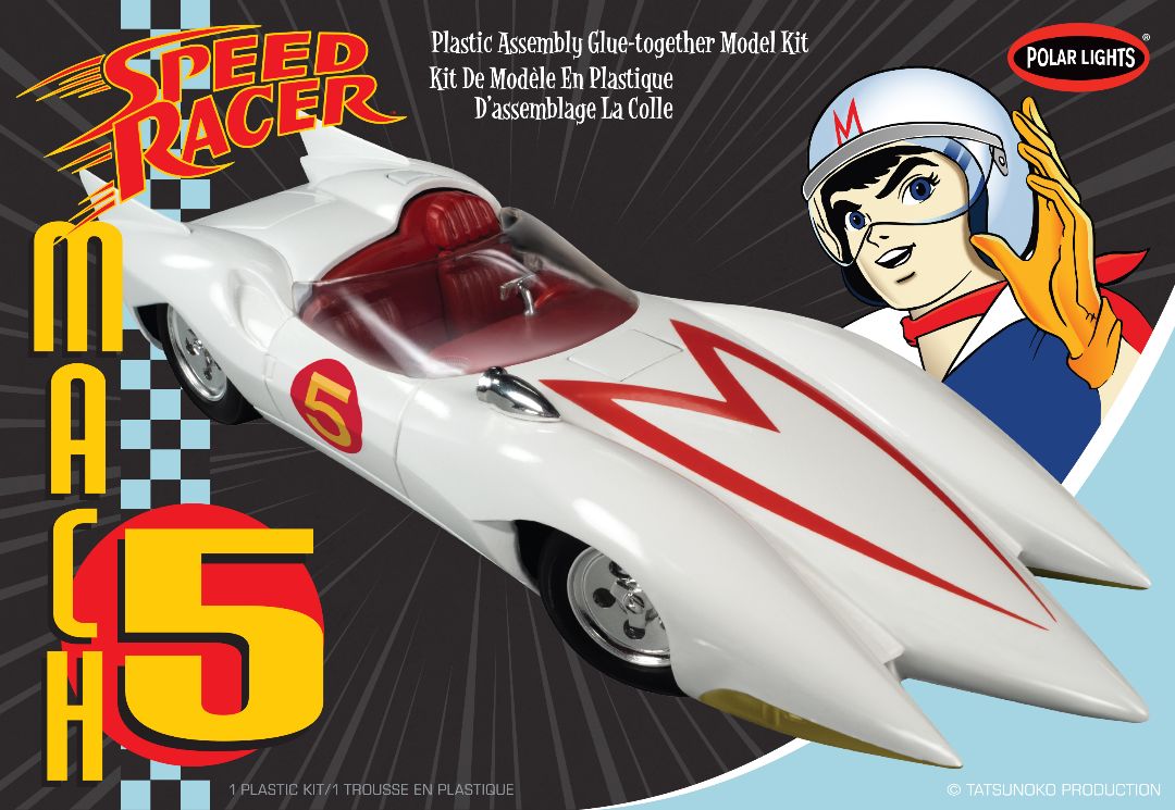 Polar Lights Speed Racer Mach V 1/12 Model Kit (Level 2)