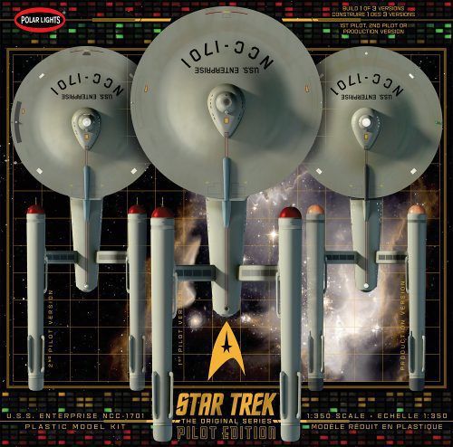 Polar Lights Star Trek TOS U.S.S. Enterprise w/Pilot Edition Parts 1:350 (Level 2)