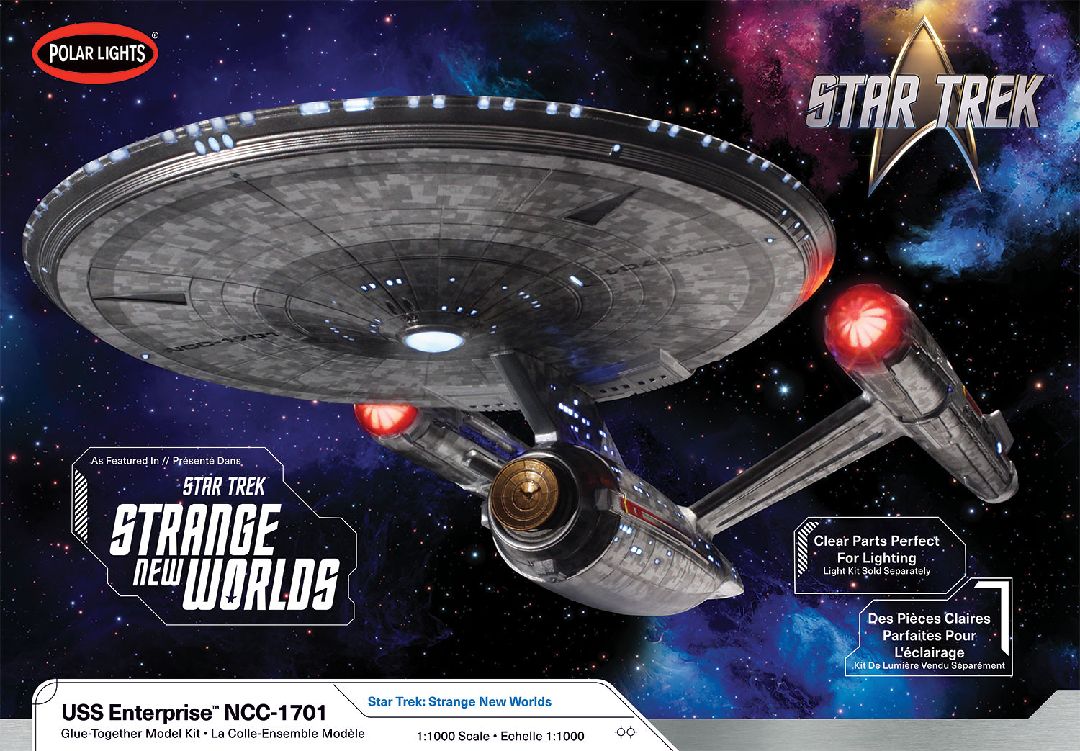 Polar Lights Star Trek Strange New Worlds Enterprise 1/1000 - Click Image to Close