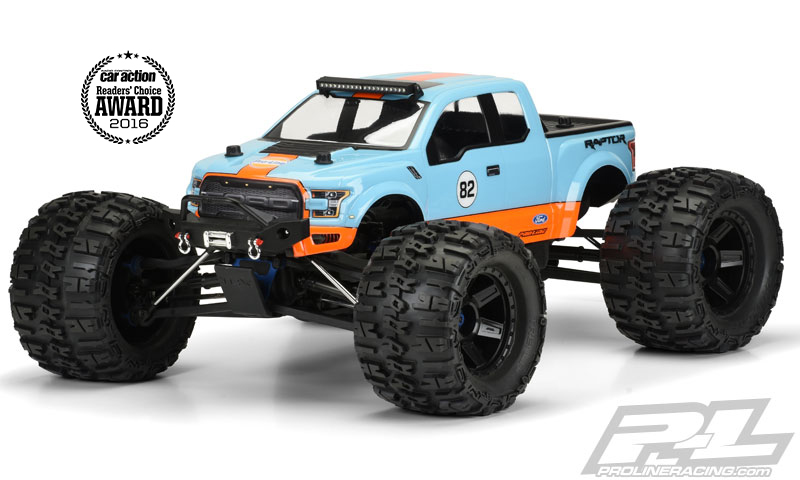 Pro-Line 2017 Ford F-150 Raptor Clear Body for REVO 3.3, T-MAXX 3.3 & SUMMIT