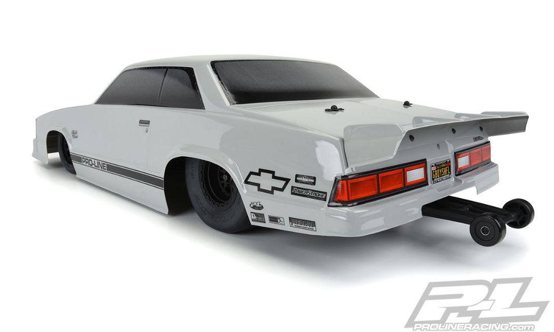 Pro-Line 1978 Malibu Tough-Color (Stone Gray) Body (5 Pack)