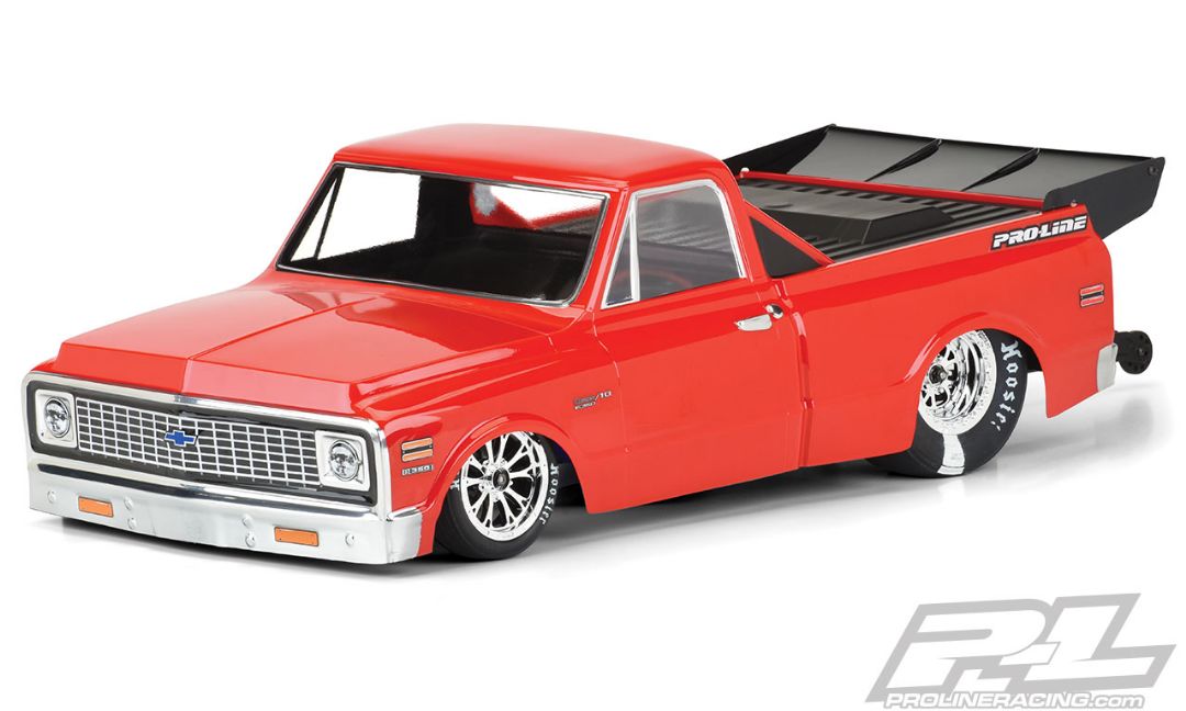 Pro-Line 1972 Chevy C-10 Clear Body for SC Drag (5 Pack) - Click Image to Close