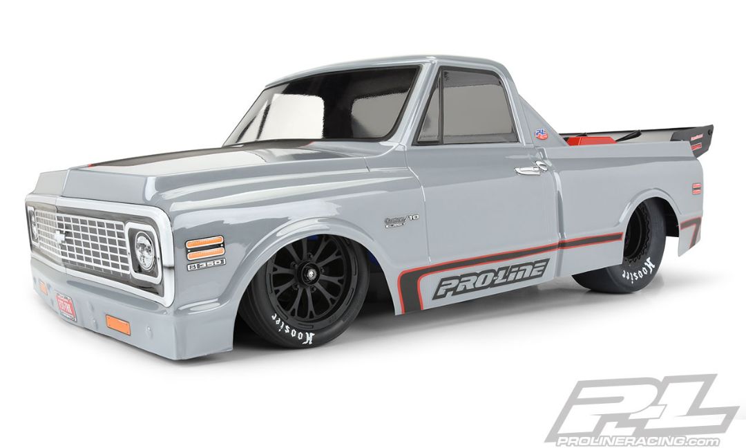 Pro-Line 1972 Chevy C-10 Clear Body for SC Drag (5 Pack)