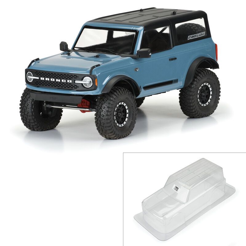 Pro-Line 2021 Bronco Clear Body for 11.4" Crawlers (3 Pack)