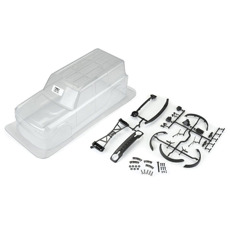 Pro-Line 2021 Ford Bronco Clear Body 12.3" Crawlers (3 Pack)