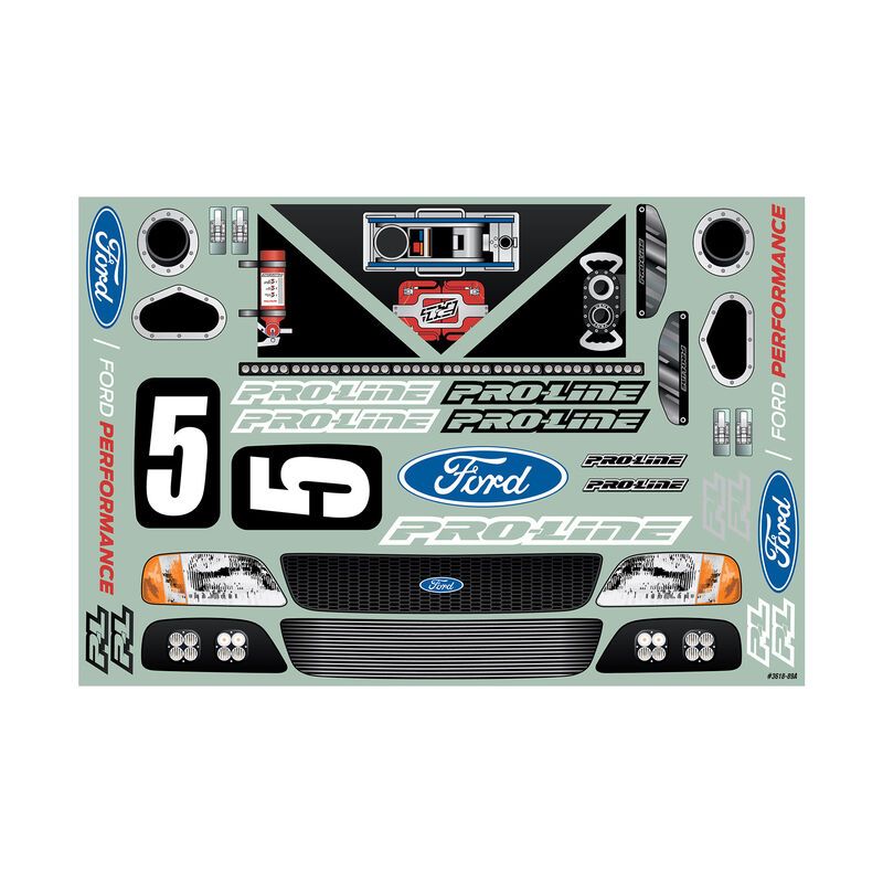 Pro-Line Pre-Cut 1997 Ford F-150 Trophy Truck Body (3 Pack)