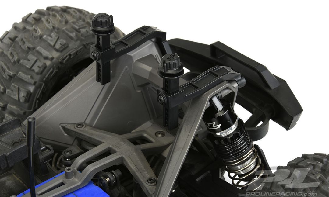 Pro-Line Extended Front and Rear Body Mounts for MAXX