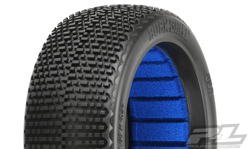 Pro-Line Buck Shot S2 (Medium) Off-Road 1/8 Buggy Tires (2) for Front or Rear