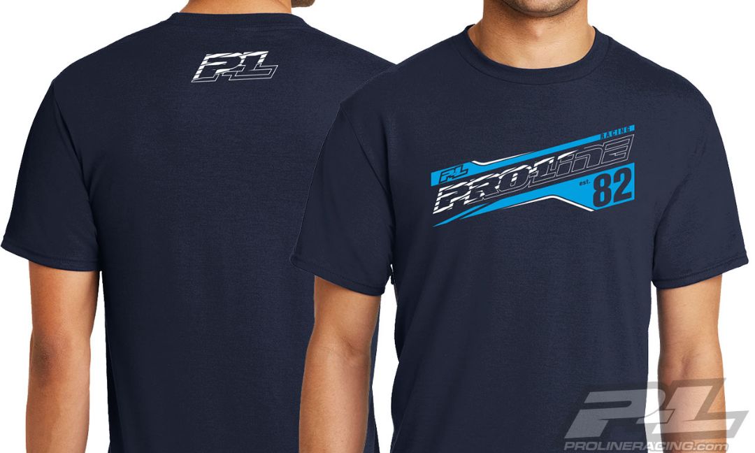 Pro-Line Streak Deep Navy T-Shirt - Small