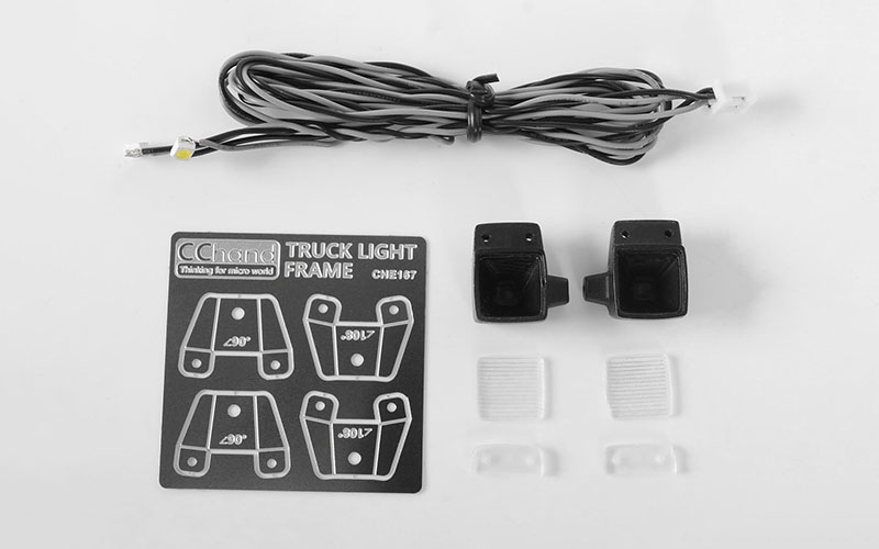 RC4WD Square Work Lights for Mercedes-Benz Arocs 3348 6x4 Tipper Truck