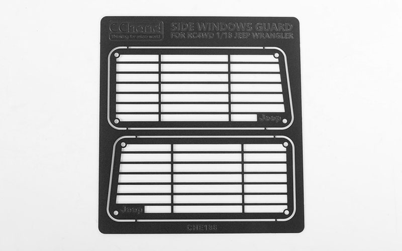 RC4WD Metal Side Window Guard for 1/18 Gelande II RTR w/Black Rock Body