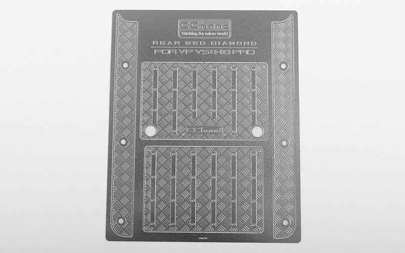 RC4WD Rear Bed Diamond Plate for Vanquish VS4-10 Origin Body