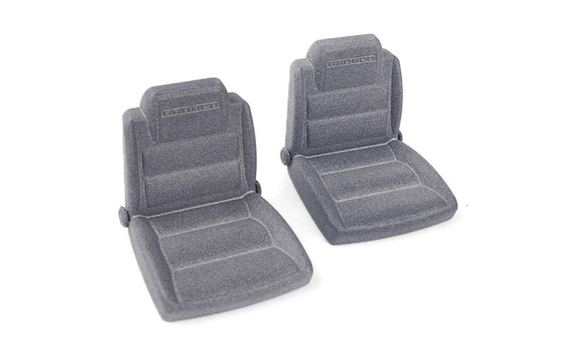 RC4WD Bucket Seats for Axial SCX10 III Early Ford Bronco (Gray)