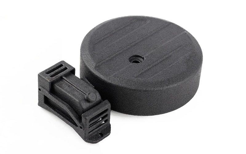 RC4WD Spare Tire Holder w/ Fuel Tank for Axial SCX24 2021 Bronco - Click Image to Close