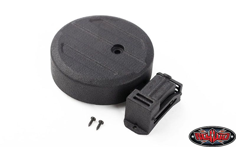 RC4WD Spare Tire Holder w/ Fuel Tank for Axial SCX24 2021 Bronco