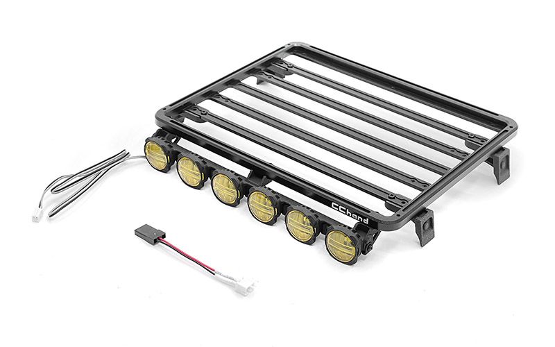 RC4WD Spartan Roof Rack and Lights w/ LED for Enduro Bushido (Yellow)