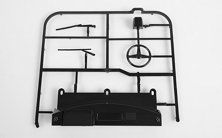 RC4WD Mojave II Dash and Wiper Parts Tree (Black)