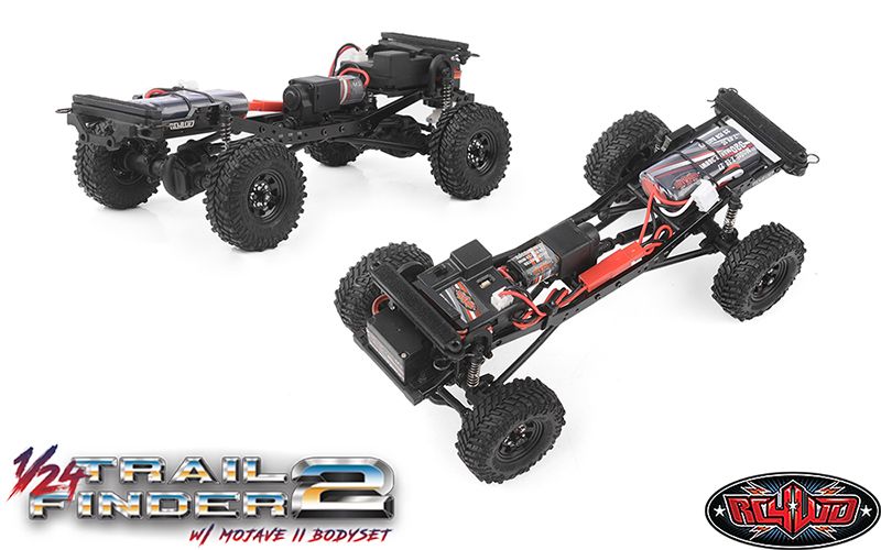 RC4WD 1/24 Trail Finder 2 RTR w/ Mojave II Hard Body Set Red