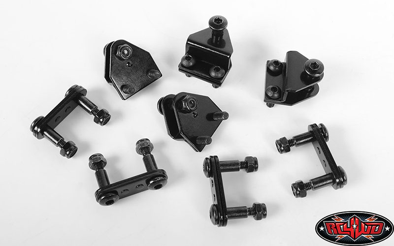 RC4WD Leaf Spring Shackles & Mounts (for TF Chassis and Tamiya High Lift Series)