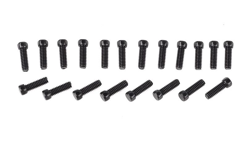 RC4WD Scale Hex Head Bolts (M2x6mm) (Black) - Click Image to Close