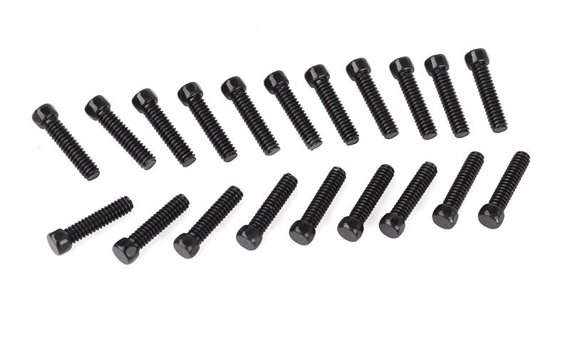 RC4WD Scale Hex Head Bolts (M2x8mm) (Black)