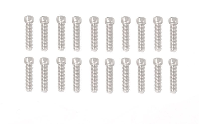 RC4WD Scale Hex Head Bolts (M2x8mm) (Silver) - Click Image to Close