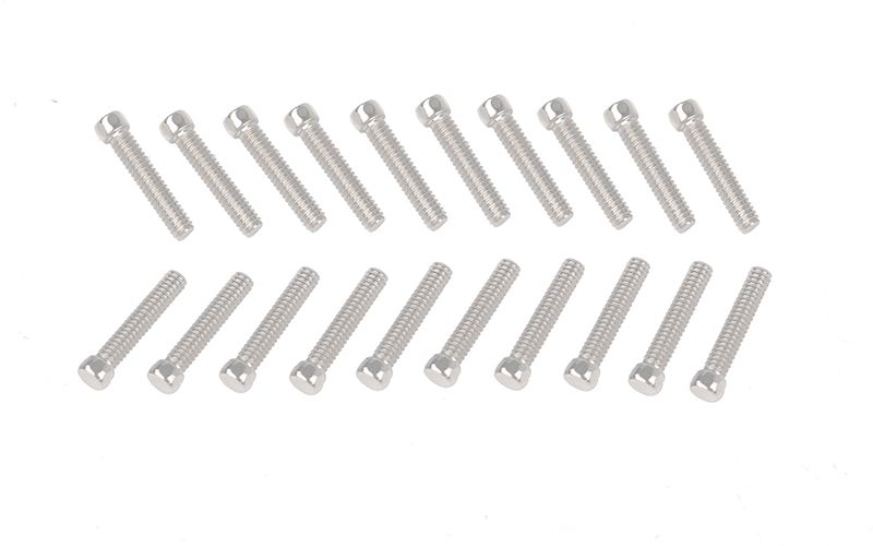 RC4WD Scale Hex Head Bolts (M2x10mm) (Silver)