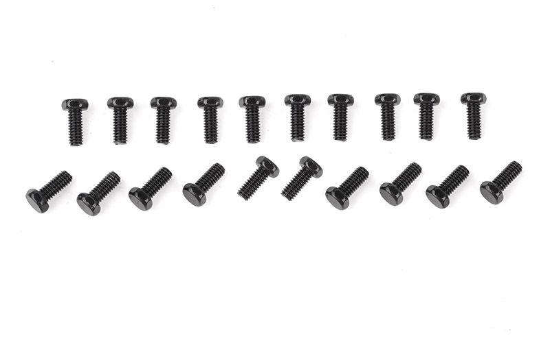 RC4WD Scale Hex Head Bolts (M2.5x6mm) (Black)