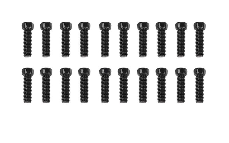 RC4WD Scale Hex Head Bolts (M3x10mm) (Black) - Click Image to Close