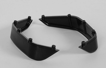 RC4WD Aluminum Tube Rear Fender for Axial Jeep Rubicon (Black)