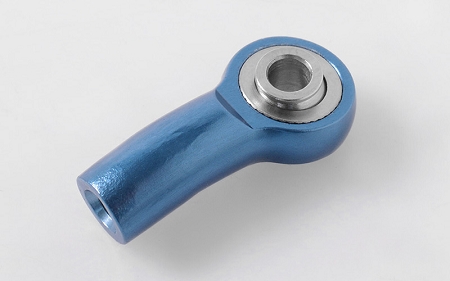 RC4WD M3 Bent Short Aluminum Rod Ends (Blue) (10)