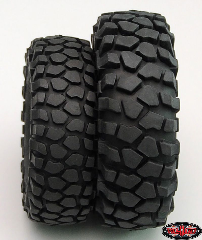 RC4WD 1.55" Rock Crusher X/T X3 Scale Tires 3.69" OD (2) - Click Image to Close