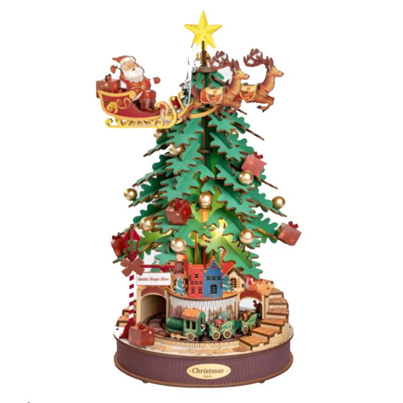 Rolife Christmas Melody Tree Miniature Doll House - Click Image to Close