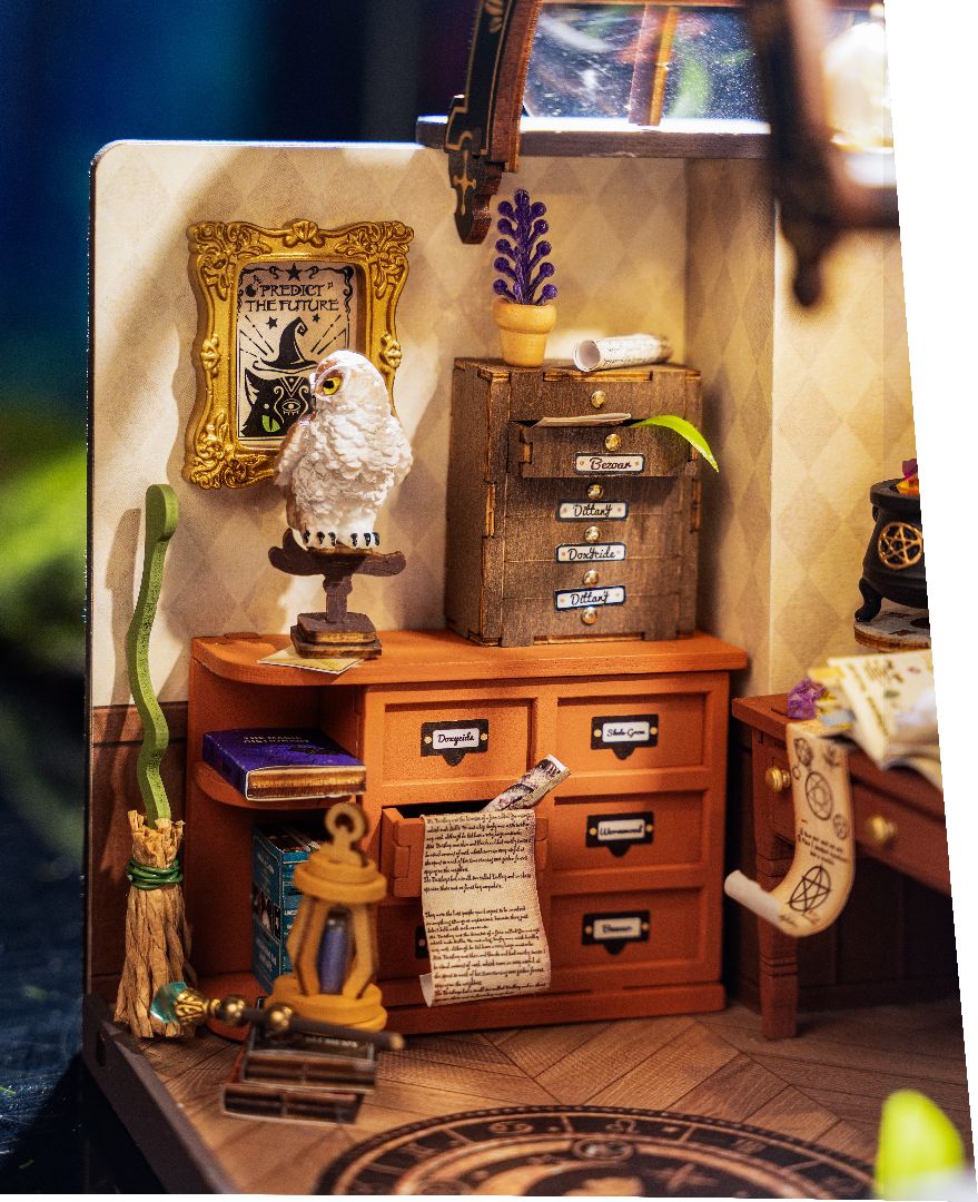 Rolife The Magic Study DIY Miniature House Kit