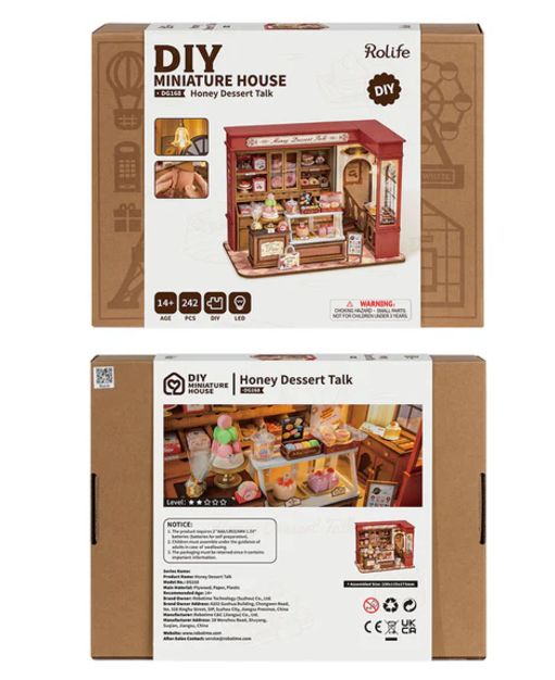 Rolife Honey Dessert Talk DIY Miniature House Kit