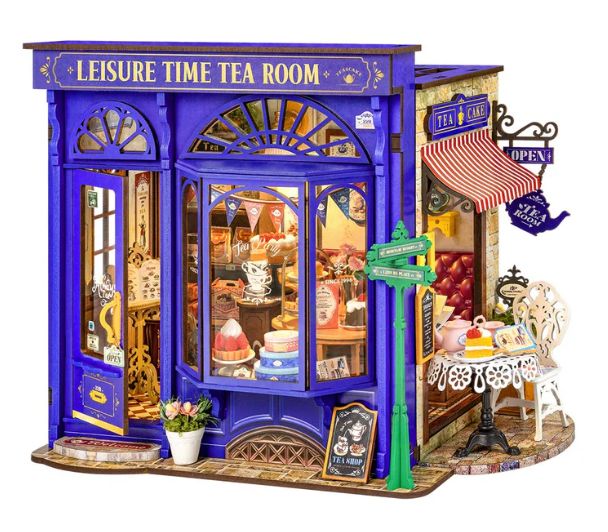 Rolife Leisure Time Tea Room DIY Miniature House Kit