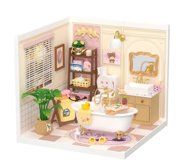 Rolife Pop Bubble Bathroom DIY Plastic Minuature House