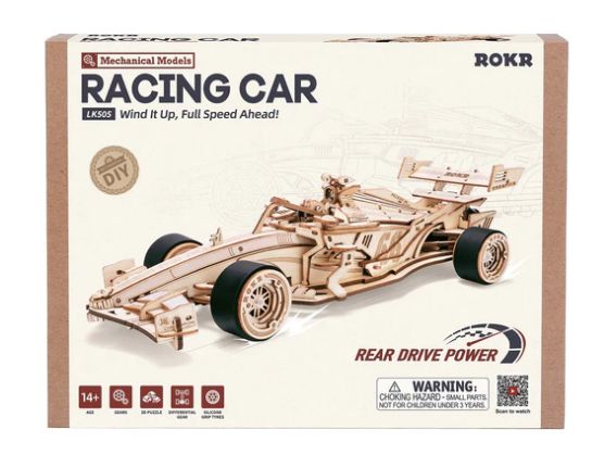 ROKR F1 Racing Car 3D Wooden Puzzle