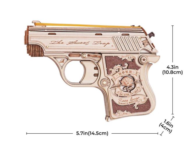 ROKR Mini Gun 3D Wooden Puzzle