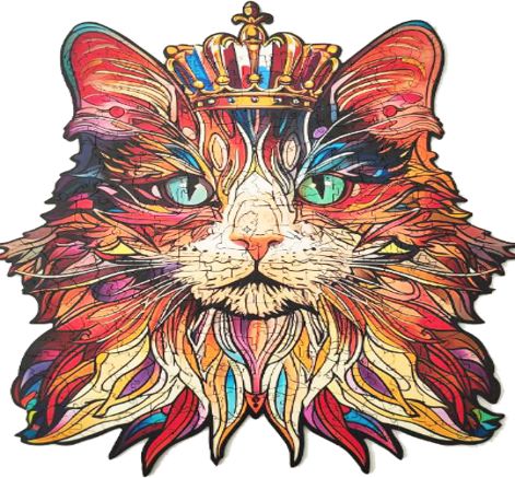 Rowood Cat King 200 piece Puzzle