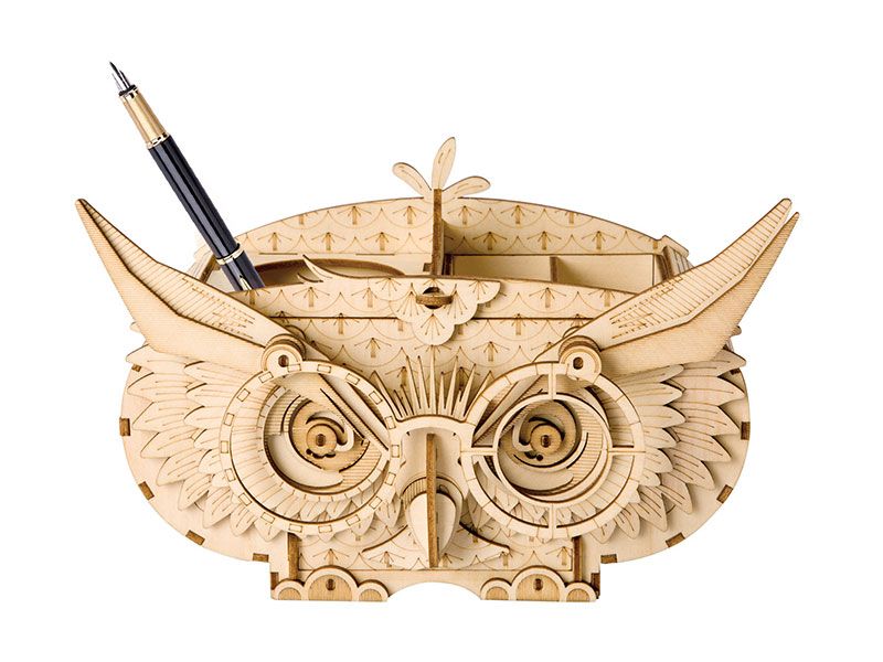 Rolife Owl Storage Boxl 3D Wooden Puzzle - Click Image to Close