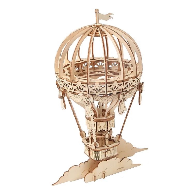 Rolife Hot Air Balloon 3D Wooden Puzzle - Click Image to Close