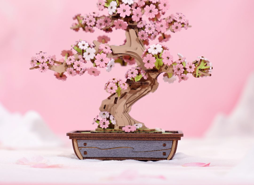 Rolife Sakura Bonsai 3D Wooden Puzzle